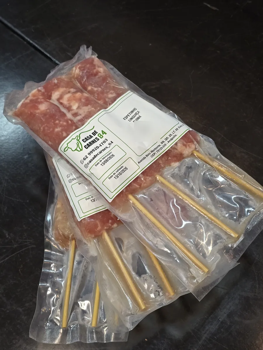 Espetinho de linguiça da Casa de Carnes 84